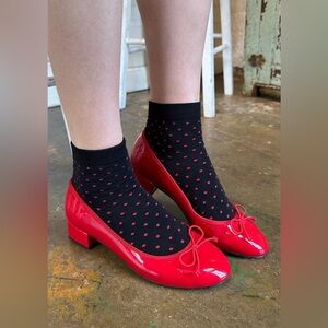 Brandy melville polka dots socks